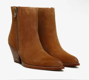 NEW in box Sam Edelman Brown Suede Jane Boots Booties ~ Size 10 thumbnail 1