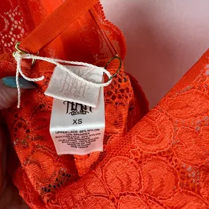 NWT We are HAH Comin' In HAHt Lace Bodysuit Burnt Orange Size XS NEW thumbnail 7