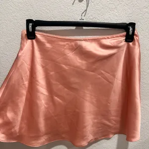 Peach Satin Soft Skirt thumbnail 2