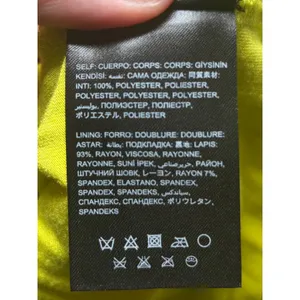 Bebe Neon Yellow Draped Bodycon Shift Dress Large Sleeveless Asymmetric Hem‎ thumbnail 7