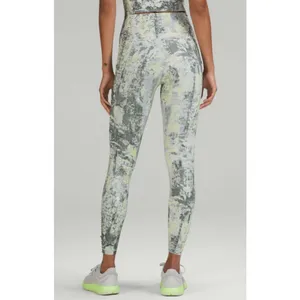 Lululemon Wunder Train High Rise Tights with Pockets 25" Smoked Spruce Multi 6 thumbnail 3