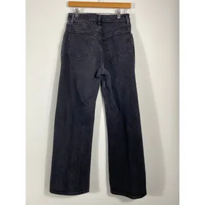 Abercrombie & Fitch The ‘90s Relaxed High Rise Jeans Black Wash Women’s Size 28 thumbnail 2