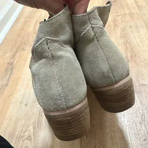 Diba True | Woman's‎ Moon River Taupe Tan Suede Western Ankle Boots, Size 9M thumbnail 3