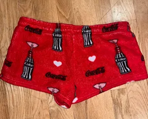 Coca-Cola Fuzzy Pajama Shorts + 🆓🎁 thumbnail 3