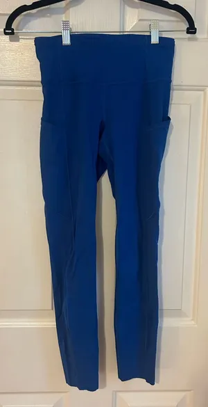 Lululemon Fast And Free Leggings 25" Blue Royal thumbnail 1