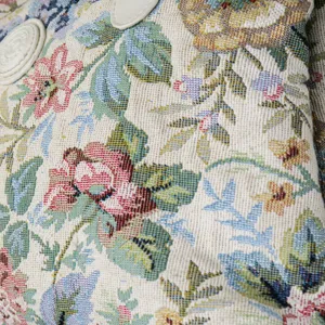 Vintage 80s Mitzi Floral Tapestry Shoulder Bag thumbnail 8