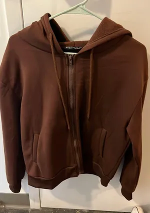 Oversized Brown Jacket Size M thumbnail 1