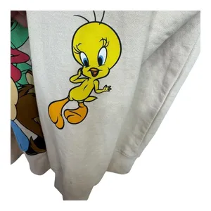 Looney Tunes Unisex Beige‎ Long Sleeves Pullover Sweatshirt Size XXL thumbnail 5