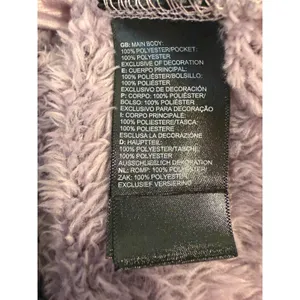 The North Face Plush Fleece Pullover XS Lavender Purple 1/4 Zip Jacket NF0A3YSP thumbnail 6