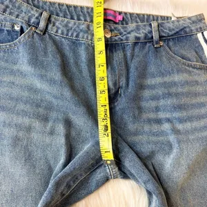 Edikted Ribbon Washed Low Rise Baggy Jeans Size XL thumbnail 11