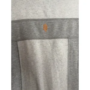 Free People Triple Threat Hoodie Sweatshirt Gray Women's Size Medium thumbnail 10