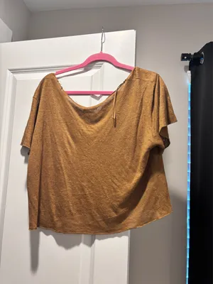 Tan ZARA Top Crop thumbnail 3
