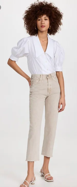 Daphne Crop High Rise Stovepipe Jeans thumbnail 1