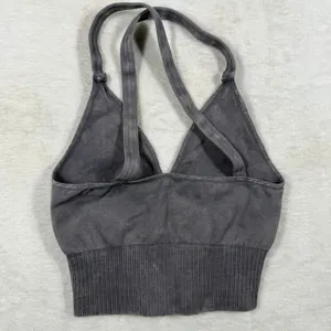 Free People FP Movement Happiness Runs Crop Tank Charcoal Grey XS/S F6436HD thumbnail 5