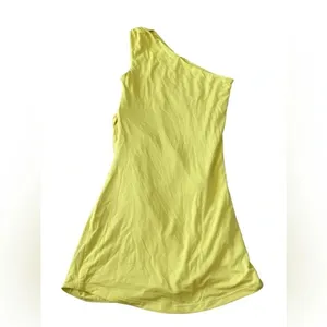 💛 REVOLVE Unbranded One-Shoulder‎ Sample Dress – Yellow (NWOT) ☀️✨ thumbnail 2
