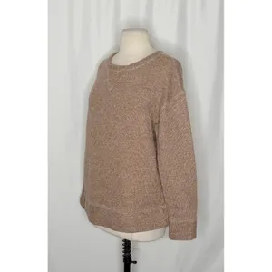 Anthropologie CP SHADES Pam Cotton Wool Sweatshirt Sweater Brown XS Made USA thumbnail 4