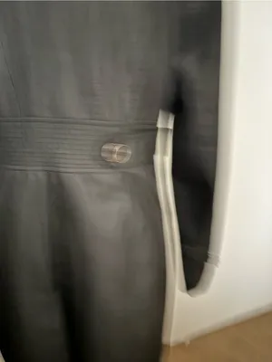 Kenneth Cole Black Button-Front Long Trench Coat thumbnail 6