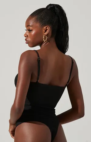ASTR The Label Black Bodysuit thumbnail 2