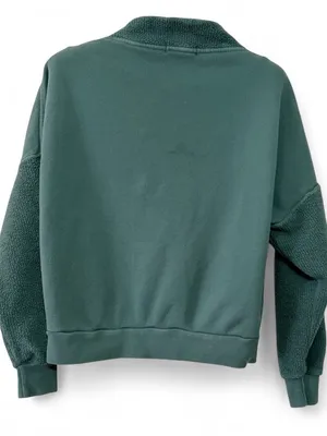 PerfectWhiteTee Women’s The Tyra 1/4 Zip Pullover Cotton Sweater Size Small thumbnail 12