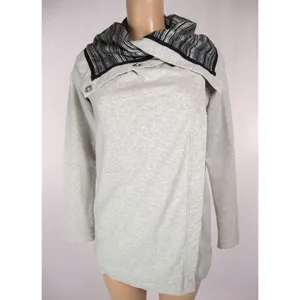 Lululemon Savasana Wrap sweatshirt jacket Large grey pencil sketch thumbnail 9