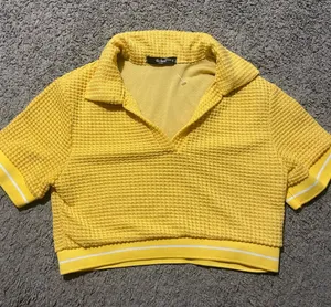 Be-lux Sport Size small Cropped yellow top thumbnail 1