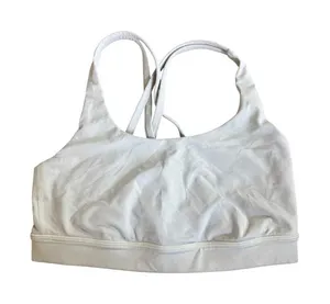 Lululemon Energy Bra Size 4 Light Support Yoga Workout Cross Back Light‎ Green thumbnail 1