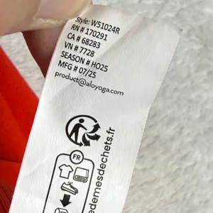 Alo Yoga W51024R Red High Rise Ribbed Waist Capri Leggings Small HO25 thumbnail 5