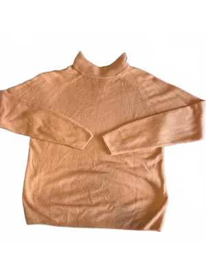 Studio Works Ultra Soft Women's S Camel Brown Half-Zip Sweater 100% Acrylic thumbnail 5