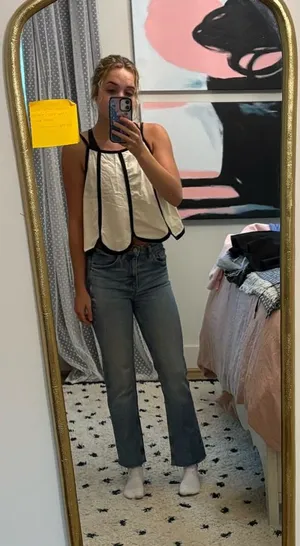 ZARA High-Waisted Jeans Wide-Leg Women’s thumbnail 1