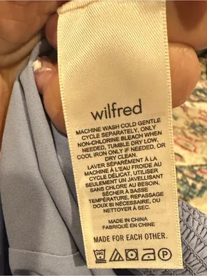 Aritzia Wilfred Grace Bustier Floral Cottage Soft Iris Cropped Poetic Top S thumbnail 7