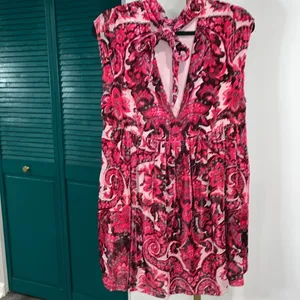 Free People NWT All The Time Velvet Mini Dress - Size S thumbnail 6