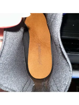 Jeffrey Campbell Cloudy Black Matte Rubber Rain Boots Chelsea Ankle Platform 7 thumbnail 13