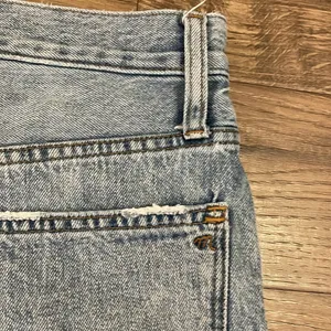 High-Rise Long Denim Shorts in Brightwater Wash thumbnail 7