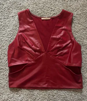 Illa Illa leather top thumbnail 1