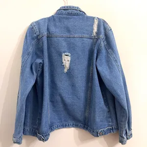 Oversized Denim Jacket Blue Size L thumbnail 5