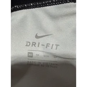 Nike Pro Dri-FIT Womens XS Black White Abstract Print Compression Shorts 3 Inch thumbnail 5
