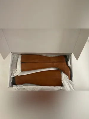 Nine West Women's Tall Leather Riding Boots - Brown Size 6.5 New in box thumbnail 2