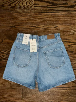 ZARA Denim Shorts thumbnail 3