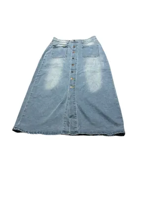 Light Blue Denim Button thumbnail 3