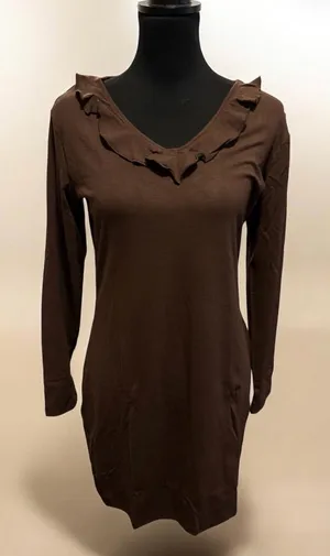 Brown Ruffle V thumbnail 1