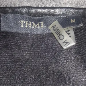 Anthropologie THML Skater Flare Dress Grey Polka Dot M v6x thumbnail 4