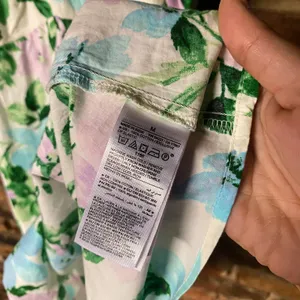 NWT Old Navy Pastel Floral Short Sleeve Smocked Mini Swing Dress Size Medium thumbnail 7
