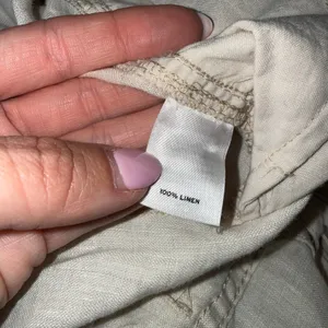 Caslon Linen Pants Womens Medium Beige Excellent Drawstring Elastic Waist Casual thumbnail 3