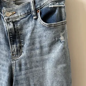 Abercrombie Curve Love Super Skinny Ankle Jeans Size 28 6S Light Blue Wash thumbnail 6