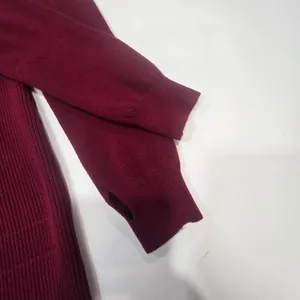 Michael Costello x REVOLVE Off Shoulder Bodycon Maxi Dress in Maroon thumbnail 8