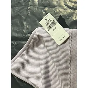 Aerie Seamless Ribbed Bralette Women's M Light Pink Logo Band Strappy NWT thumbnail 4