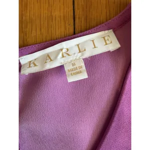Karlie 2 Piece Set Womens Small Purple Ruffle Mini Skirt Crop Tank Party Summer thumbnail 9