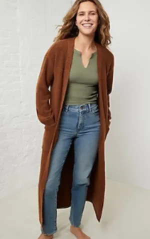 UpWest Comfy Duster Cardigan Multiple Size L thumbnail 1