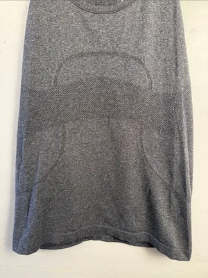 Lululemon Swiftly Tank Women's Gray Racerback Workout size 8 thumbnail 2