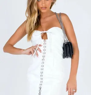 Princess Polly Heart of Glass Exclusive Mini Dress Size 10 thumbnail 5